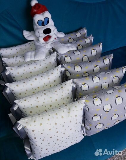 Бортики из сатина