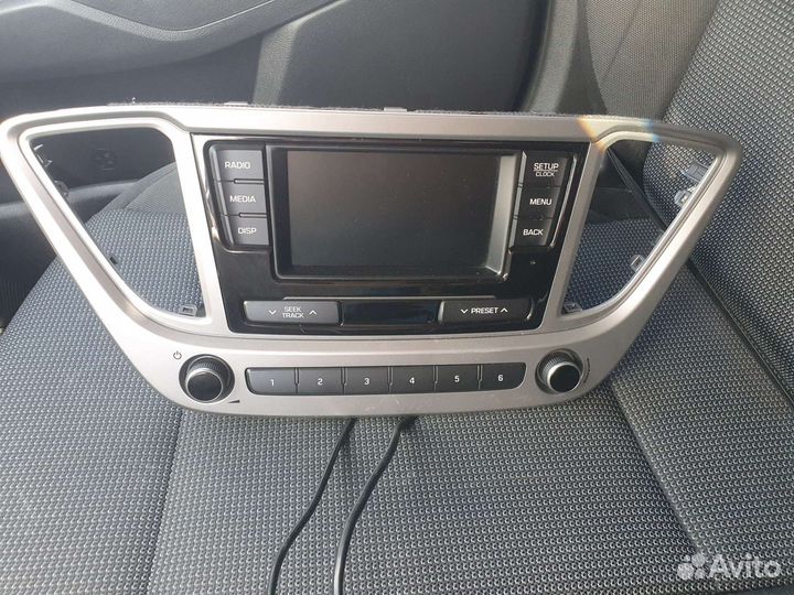 Штатное гу Hyundai Solaris/Accent 2017-2020