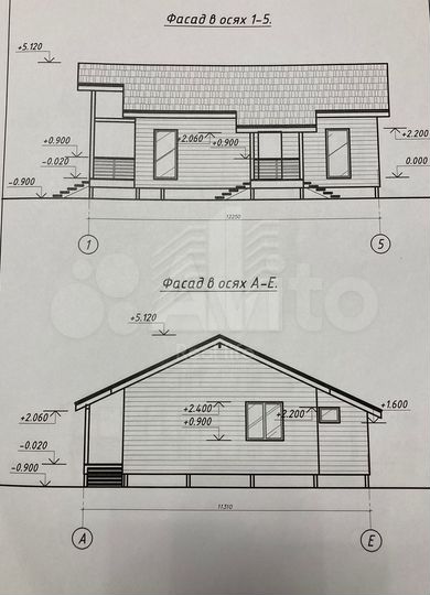 Коттедж 97,6 м² на участке 6 сот.