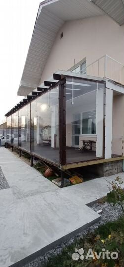 Мягкие окна для беседки