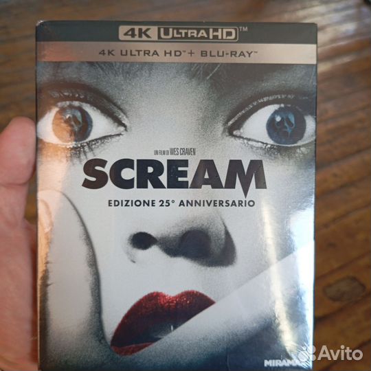 Scream 4k+blu ray