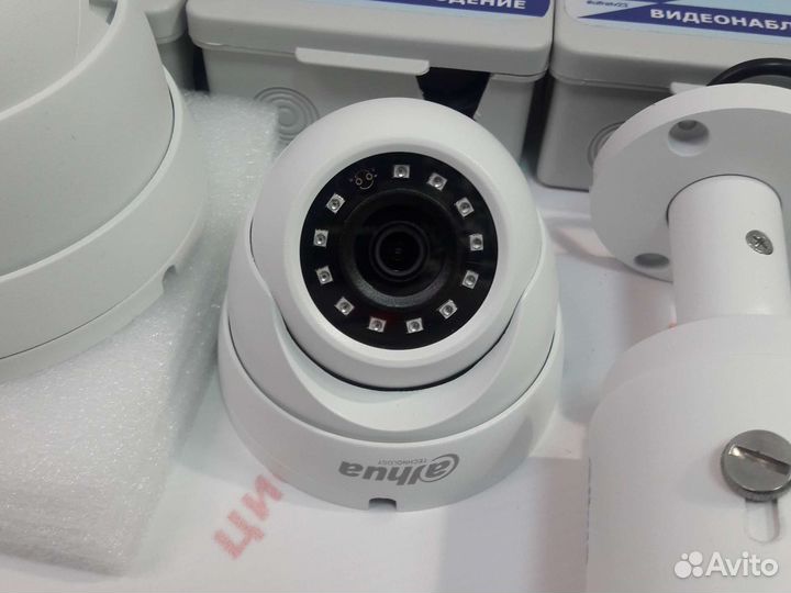 Комплект видеонаблюдения 4Мп Dahua 6 камер