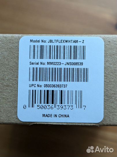 Наушники с шумоподавлением JBL Tune Flex из США