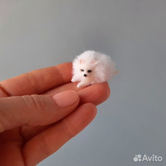 Миниатюрная игрушка Шпиц