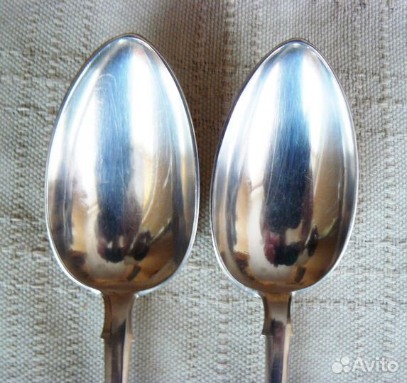 Ложки столовые серебро 84 пробы В.Габю.Состояние