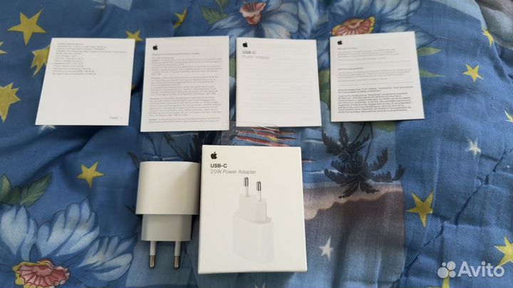 Блок Apple USB Type-C 20W с кабелем Apple USB-C