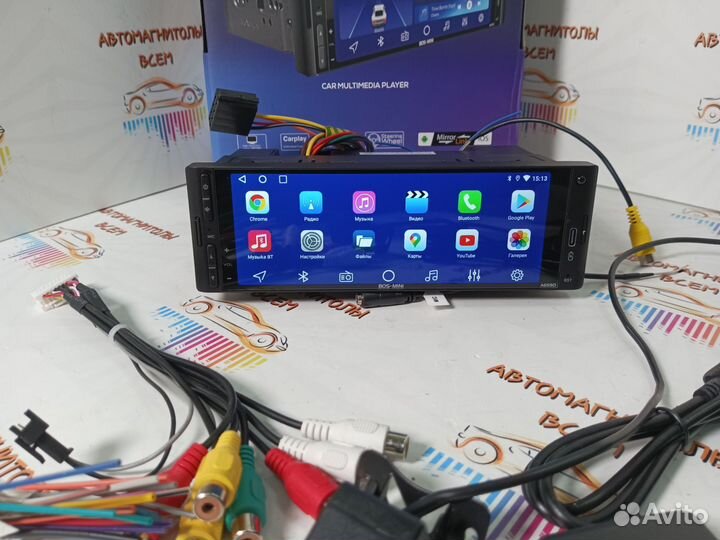 Магнитола Bos mini A659d 1din 2/32 Android Carplay