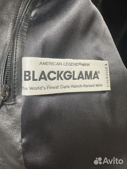 Куртка-бомбер-шуба Blackglama