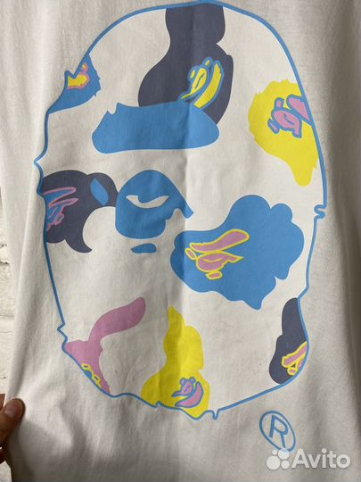 A bathing APE bape face TEE