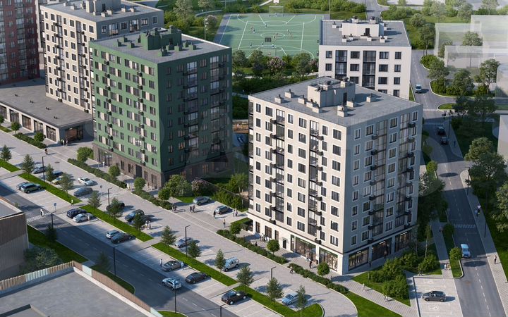 3-к. квартира, 68,4 м², 7/9 эт.