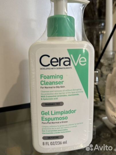 Cerave гель для умывания