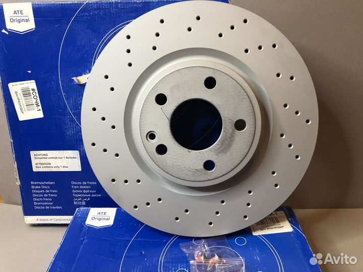 Тормозные диски ATE Mercedes A W176 CLA C117 GLA X