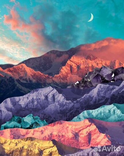 Картина по номерам 40x50 Красочные цветные