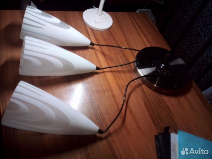 Люстра лампа на 3 лампы