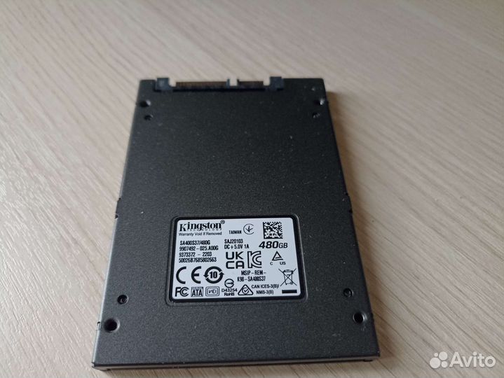 Ssd диск Kingston 480гб