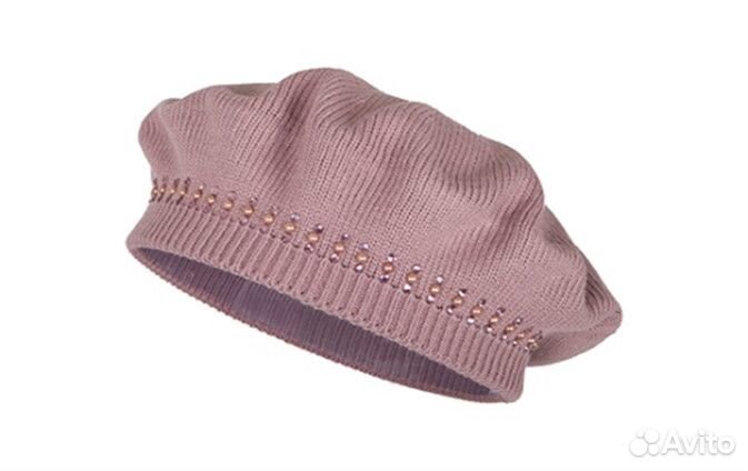 Береты теплые двойные новые, разные, шерсть