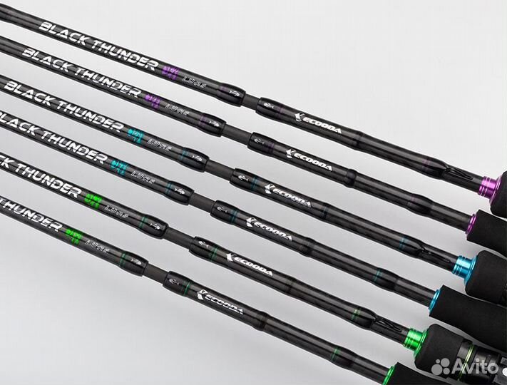 Black Thunder 240MHS 2.40m,10-28g 4-ч-к в тубусе