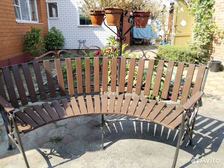 Скамья радиусная