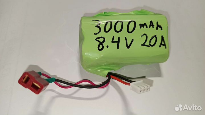 Аккумулятор Li-Ion для RC модели 3000 mah 8.4В 20А