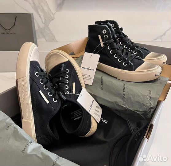 Кеды Balenciaga Paris Graffiti 35-45