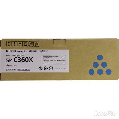 Картридж тонер Ricoh SP C360X
