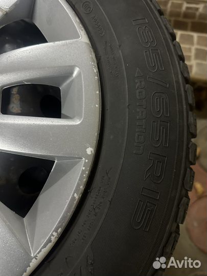 Колеса в сборе на зимней резине r15