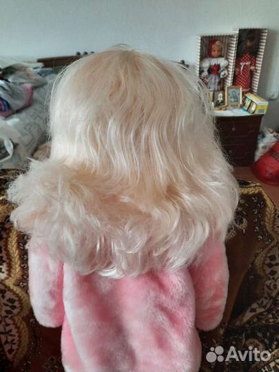 Кукла большая шагающая рост 80см и мягкие игрушки