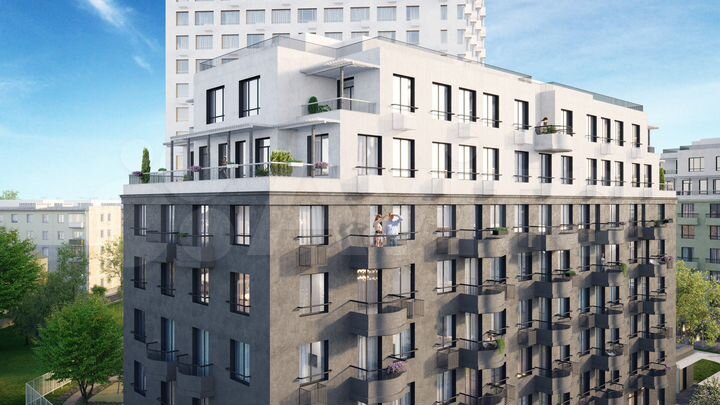 2-к. квартира, 62,5 м², 1/25 эт.