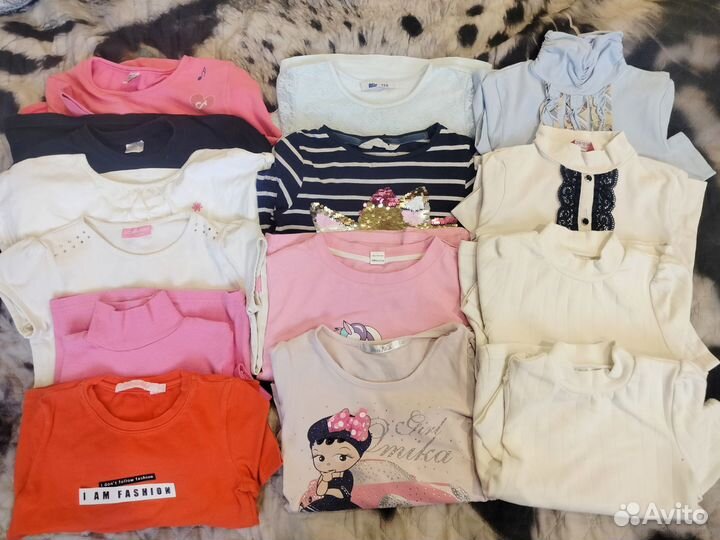 Кофточки и футболки на девочку