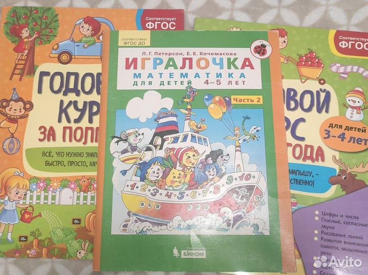 Годовой курс за пол года. А. М. Горохова 3шт