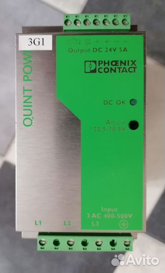 Phoenix contact quint-PS-3x400-500AC/24DC/5