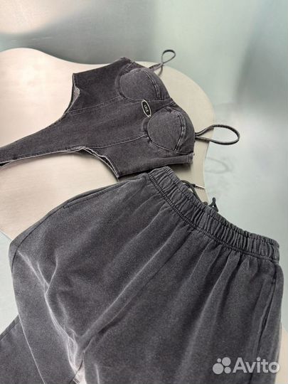 Боди джинсовое