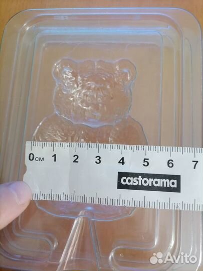 Форма/молд Мишка поликарбонат для шоколада и мыла