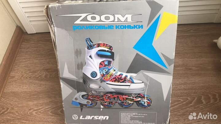 Роликовые коньки р-р 29-32 новые