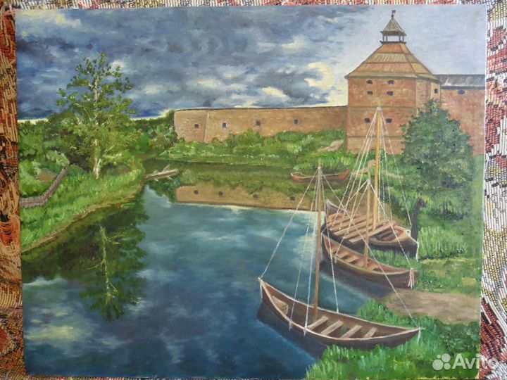 Русский церковный пейзаж от известных художников