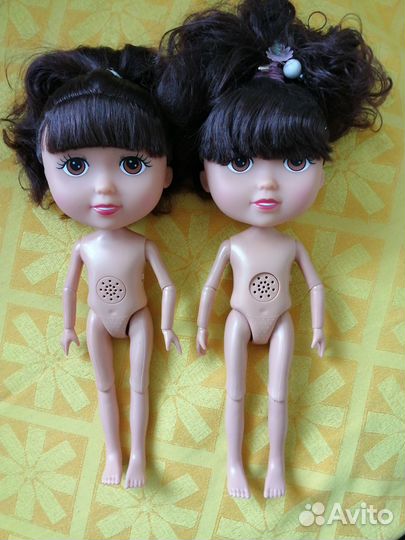 Лот кукол (шарнирные, музыкальные)