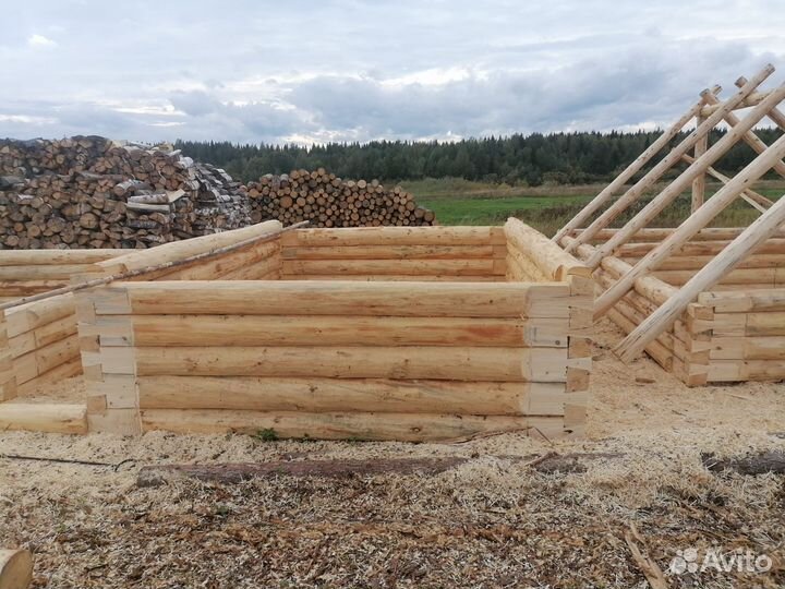 Сруб бани 3х4