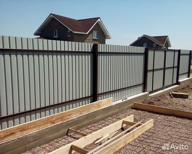 Установка заборов навесов ворот