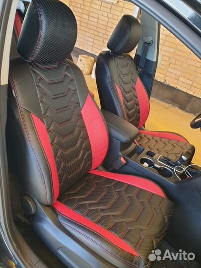 Автомобильные чехлы из экокожи 