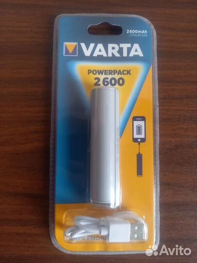 Powerbank Varta 2600мАч внешний аккумулятор