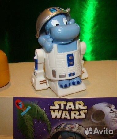 Starwars киндер макси R2D2, звездолет Landspeeder