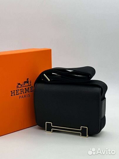 Сумка Hermes, натуральная кожа
