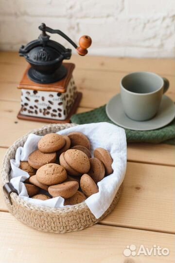 Корзина плетёная Плетёная корзина Поднос из джута