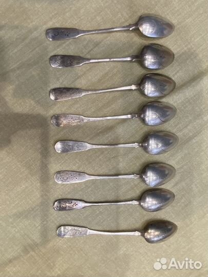 Столовое серебро 84 проба (ложки) царские
