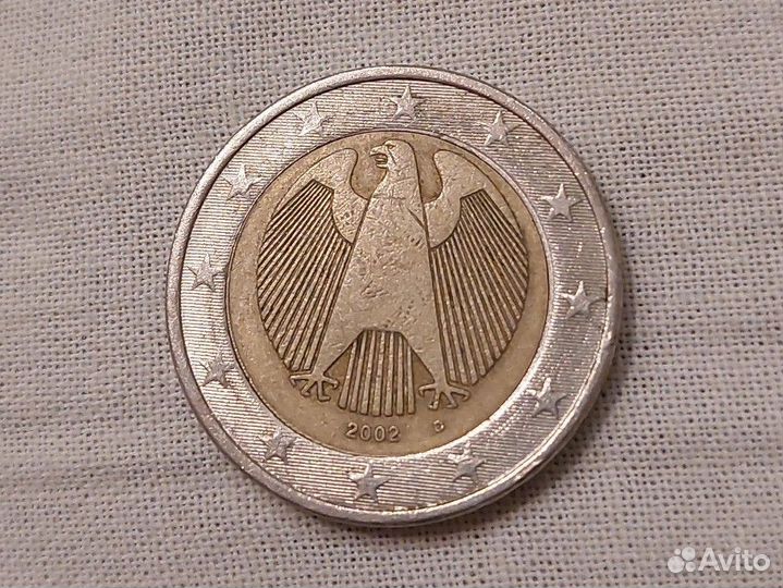 2 евро 2002 Германия
