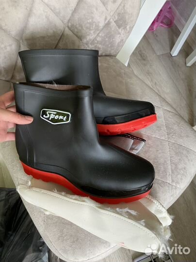 Резиновые сапоги женские 38 размер новые