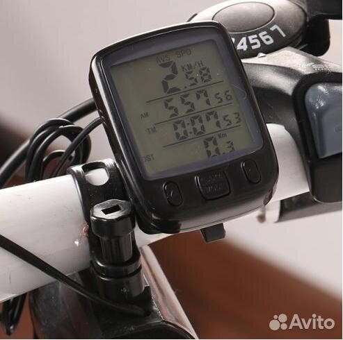 Велокомпьютер новый + с подсветкой, беспроводной