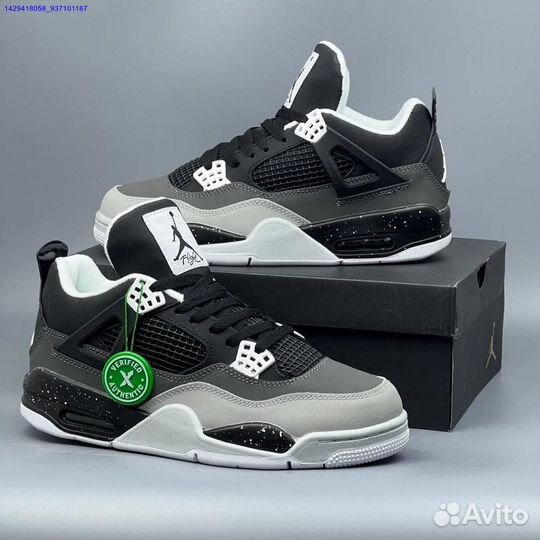 Кроссовки Nike Jordan 4 Space Grey (Арт.99010)