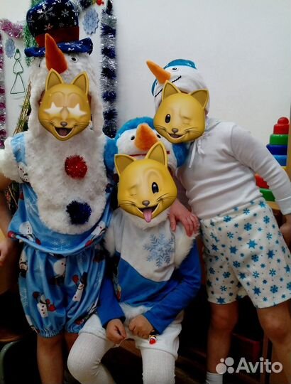 Новогодний костюм снеговика