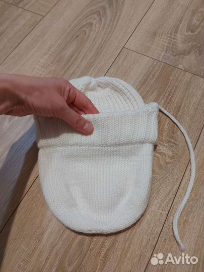 Шапка детская зимняя 46-48, ручная работа